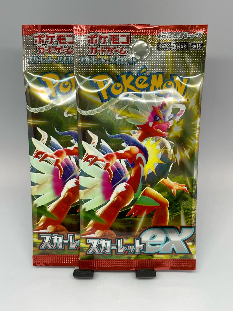 【ポケモンカード】スカーレットex 未開封パック×2 サーチ済み