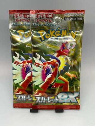 【ポケモンカード】スカーレットex 未開封パック×2 サーチ済み