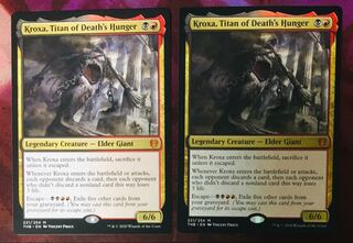 死の飢えのタイタン、クロクサ  英2枚