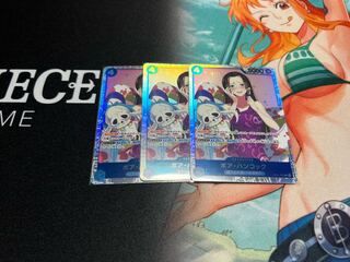 ワンピースカードゲーム ロマンスドーン　ボア・ハンコックSR×3