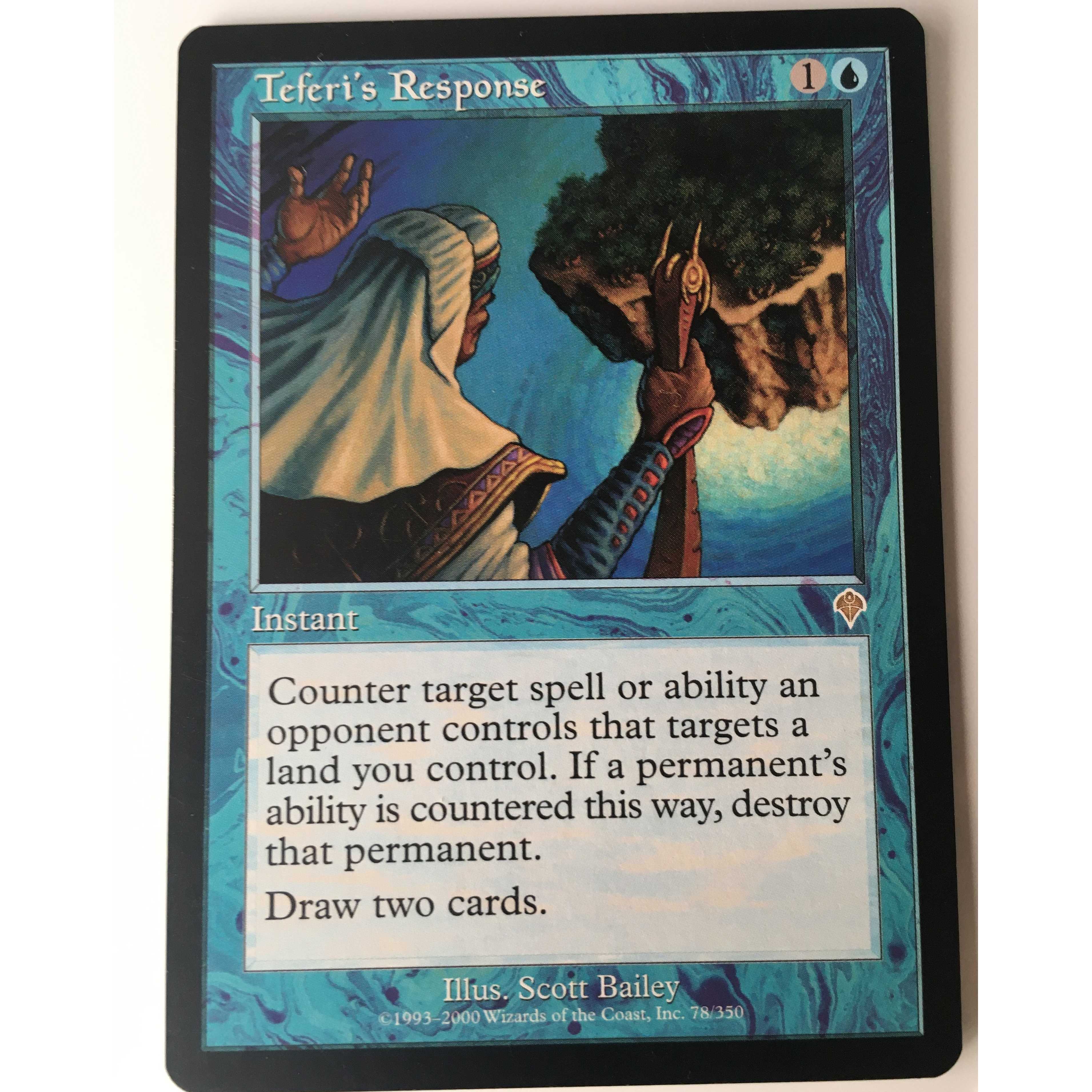 【INV】テフェリーの反応/Teferi's Response 1枚