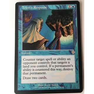 【INV】テフェリーの反応/Teferi's Response 1枚