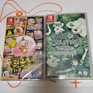 Switch用ソフトまとめ売り　名探偵ピカチュウ　たべごろ！スーパーモンキーボール1&2リメイク　メロンジャーニー:ビタースイート·メモリー　未開封３本セット