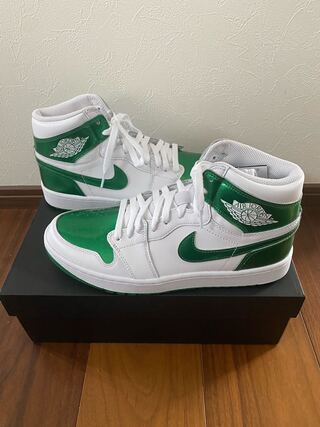 Nike Air Jordan 1 High Golf "Metallic Green" 27cm