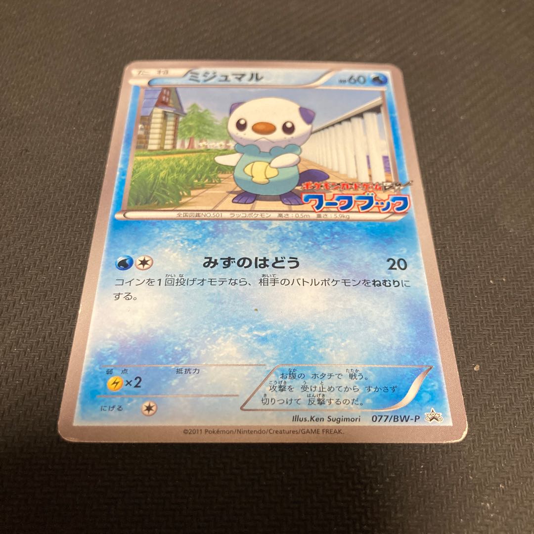 Oshawott 077/BW-P with scratches