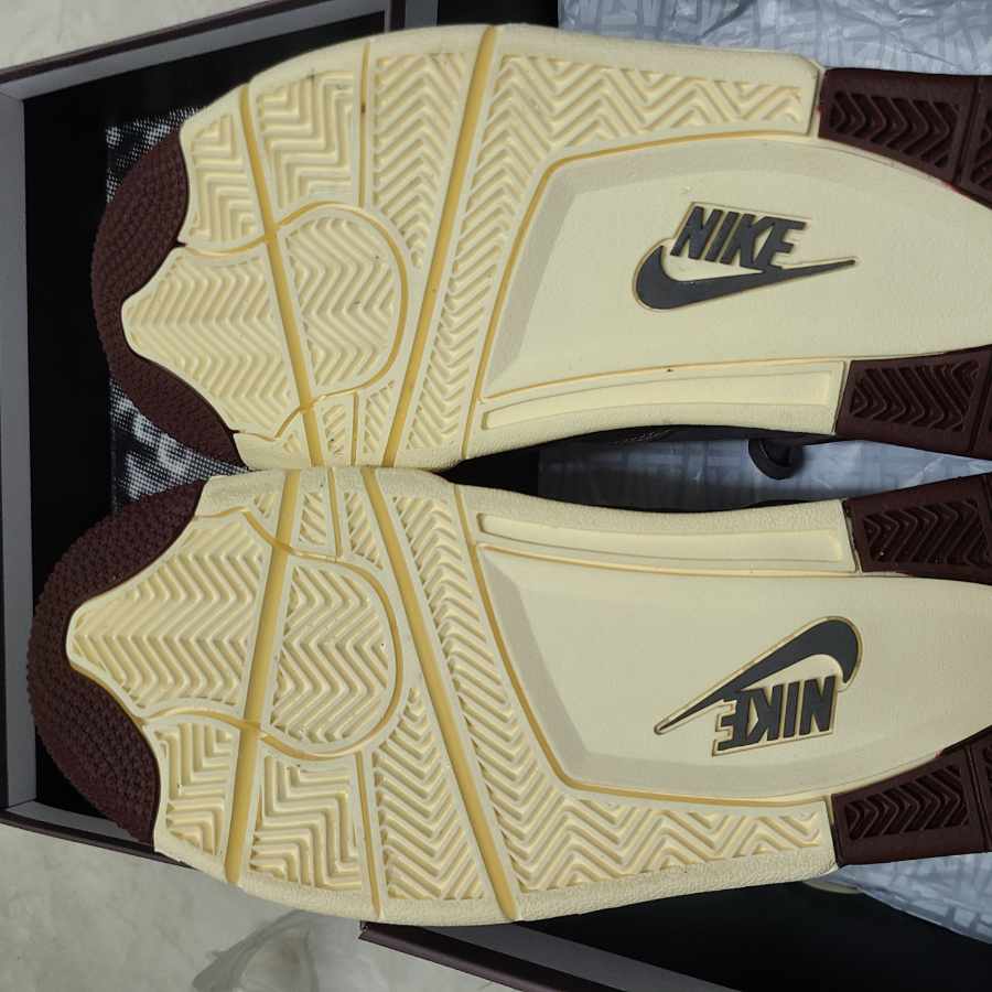 A Ma Ma Ma Niel x Nike Air Jordan 4 "Violet Ole" Violet Ole/Medium Ash/Black/Muslin DV6773-220 26.5cm