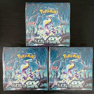 Pokemon card violet ex 3box with shrink