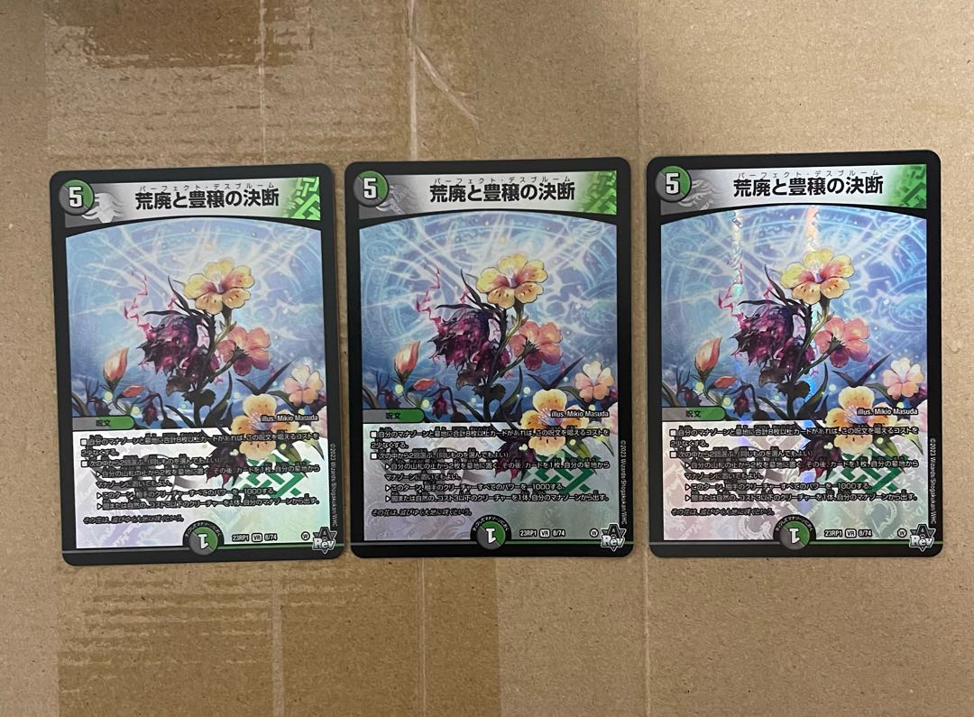 【最安値】 荒廃と豊穣の決断 VR 8/74 3枚