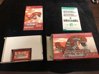 送料込み　丁寧梱包　ポケットモンスター　ルビー　ポケモン　GBA グラードン
