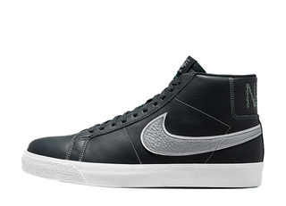 Rosa Son Silva x Nike SB Zoom Blazer Mid "Dark Obsidian/Metallic Silver/HoWight" DZ7260-400 28.5cm