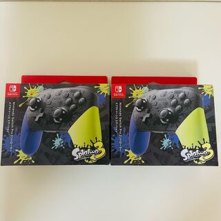 2個セットSwitch Proコントローラースプラトゥーン3モデル 新品/未使用　純正