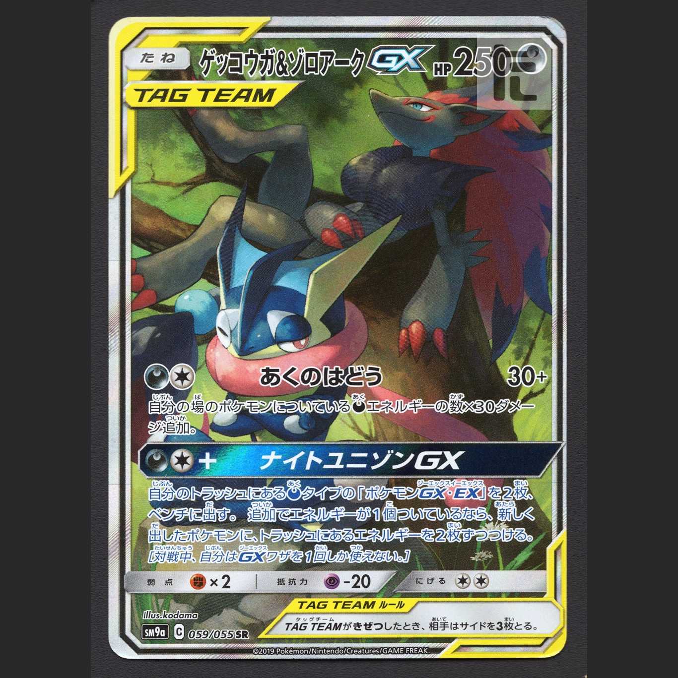 Greninja & ZoroarkGX [Poor] SR SA Special Art/Control: MP5701