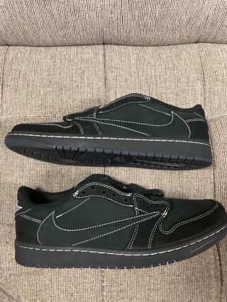 トラヴィス・スコット × ナイキ エアジョーダン1 ロー OG "ブラック/ファントム" DM7866-001 27cm