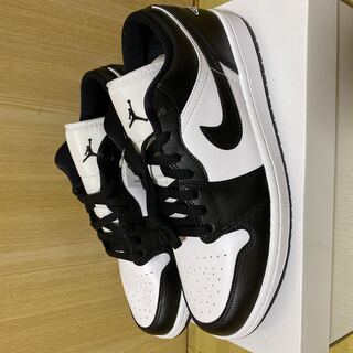 Nike WMNS Air Jordan 1 Low "White/Black" 27cm