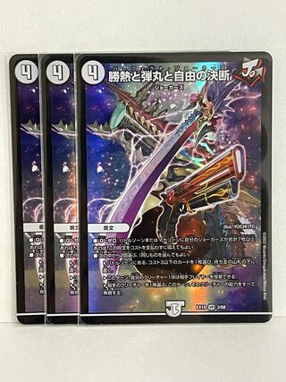 勝熱と弾丸と自由の決断 VR 3/68 DMEX-19 3枚セット