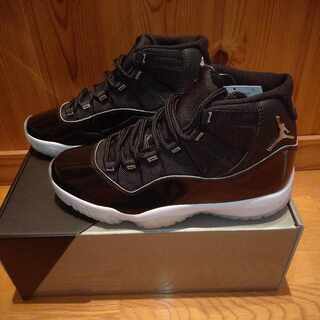 Nike Air Jordan 11 Jubilee Black Clear 25.5cm