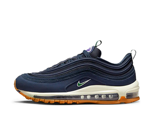 Nike Women's Air Max 97 Qs "Obsidian/Midnightne Minar/Sail/Gorge Green" DR9774-400 29cm