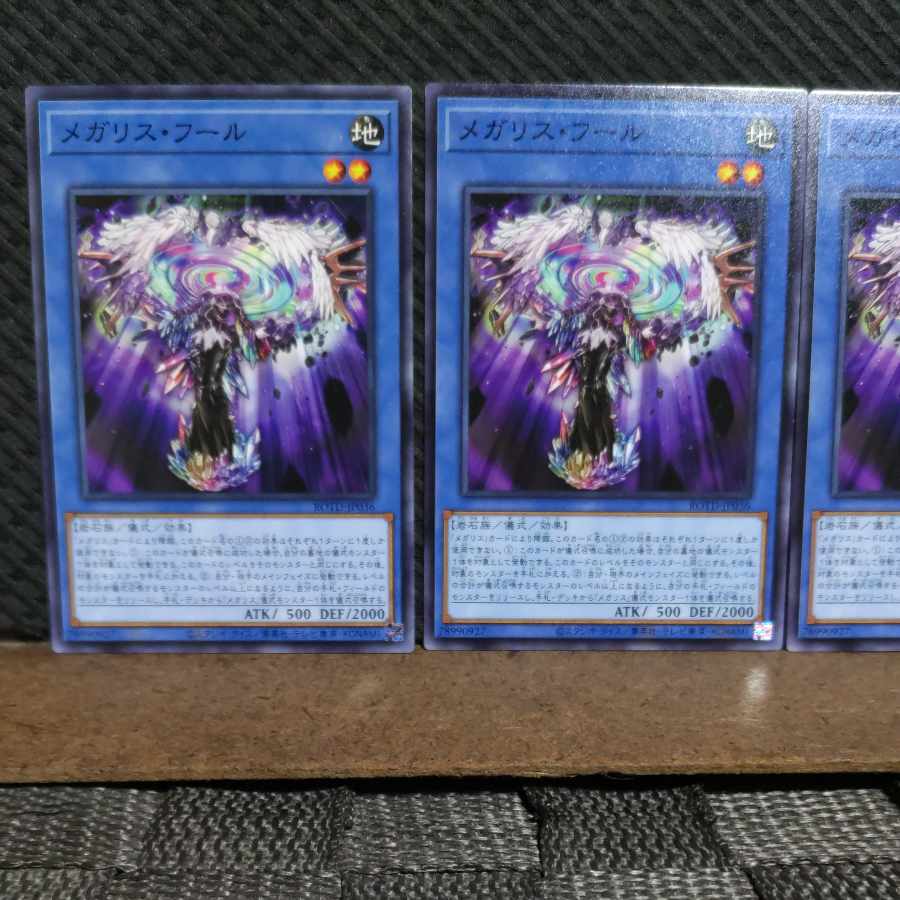 【ぽぽたん】遊戯王 #2214 メガリス・フール ノーマル 3枚