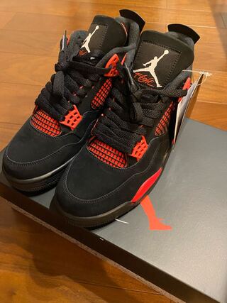 Nike Air Jordan 4 "Red Zapdos/Crimson/Black" 27cm