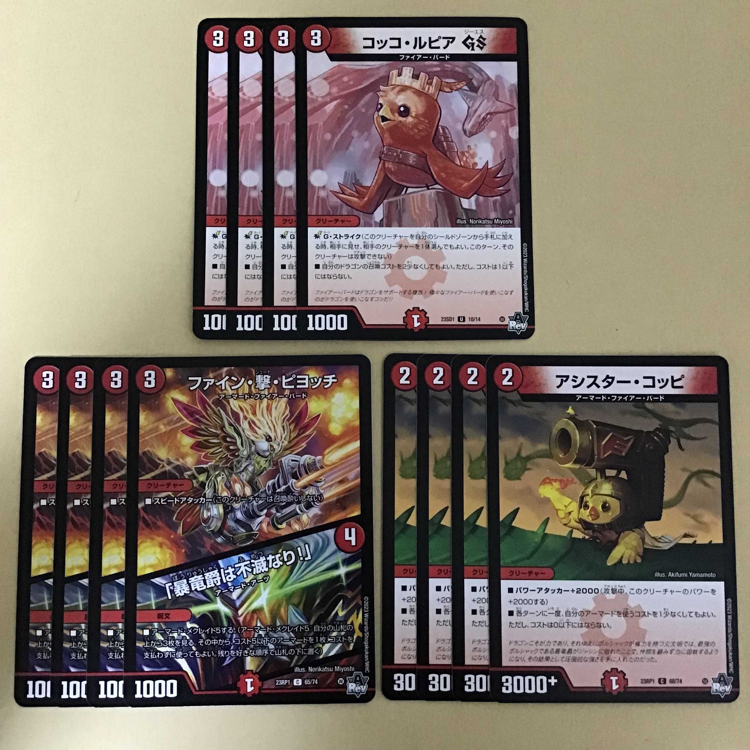 Fine Shooting Piyotch Assistercoppi Coccolpia GS 4 sheets