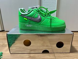 Off Ho Wight x Nike Air Riryoku1 Low "Green" Brooklyn/Light Green Spark DX1419-300 27cm