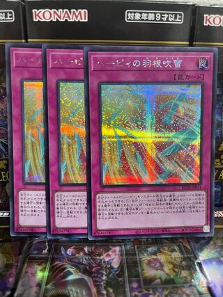 Yu-Gi-Oh Studio 3841 Harpie's Feather Storm Secret Rare JP074
