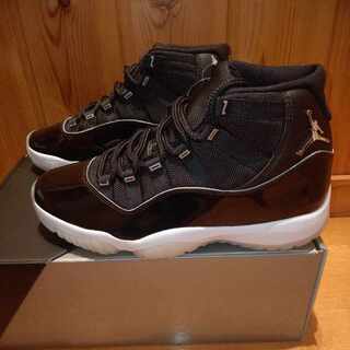 Nike Air Jordan 11 Jubilee Black Clear 25.5cm