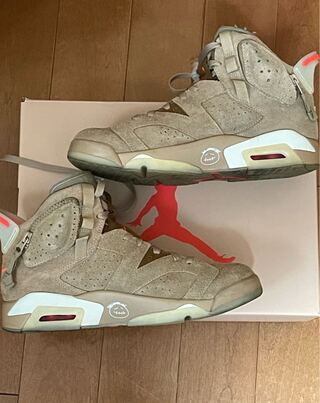 TRAVIS SCOTT x AJ6 "BRITISH KHAKI" 26.5cm