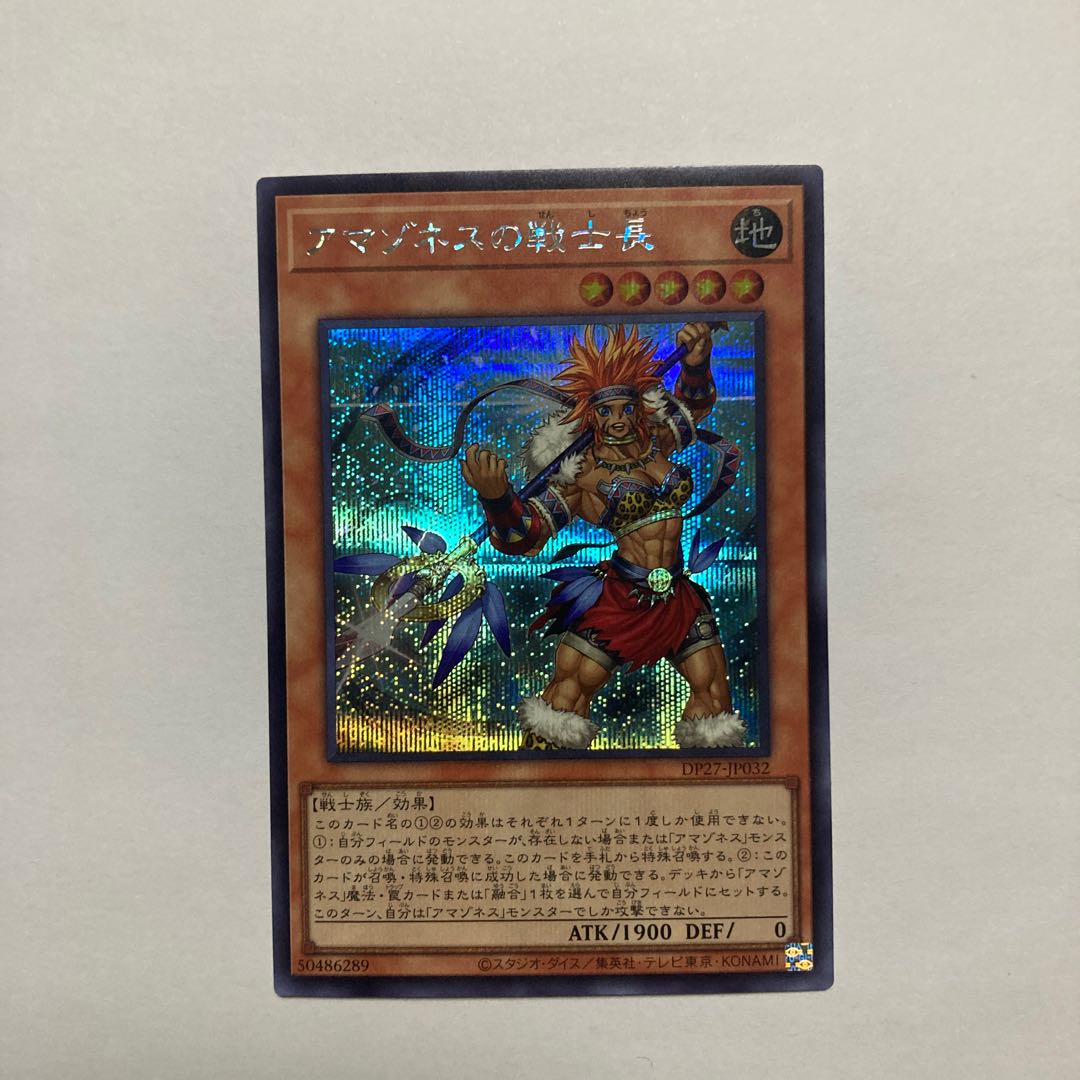 Warrior Chief of Amazones Secret Rare JP032