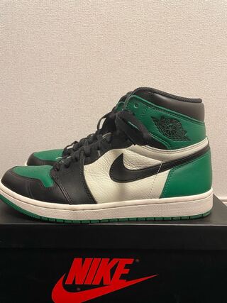Nike Air Jordan 1 Retro High Og Pine Green/Sail Black 555088-302 27.5cm