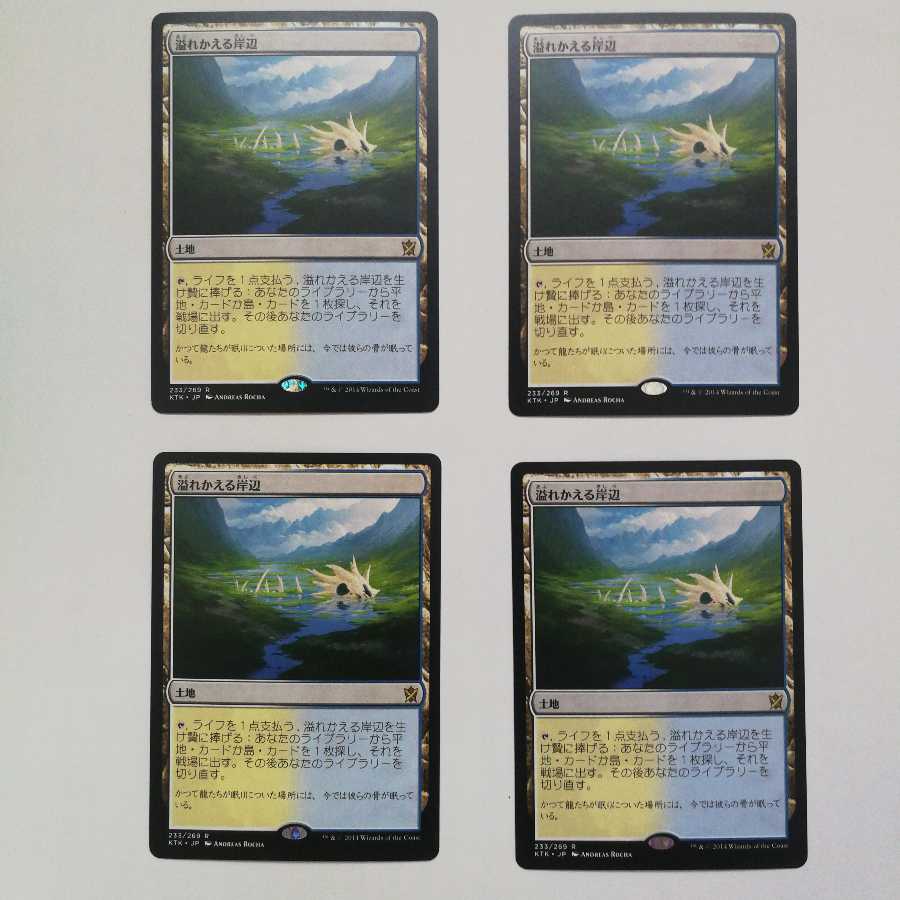 溢れかえる岸辺 日本語