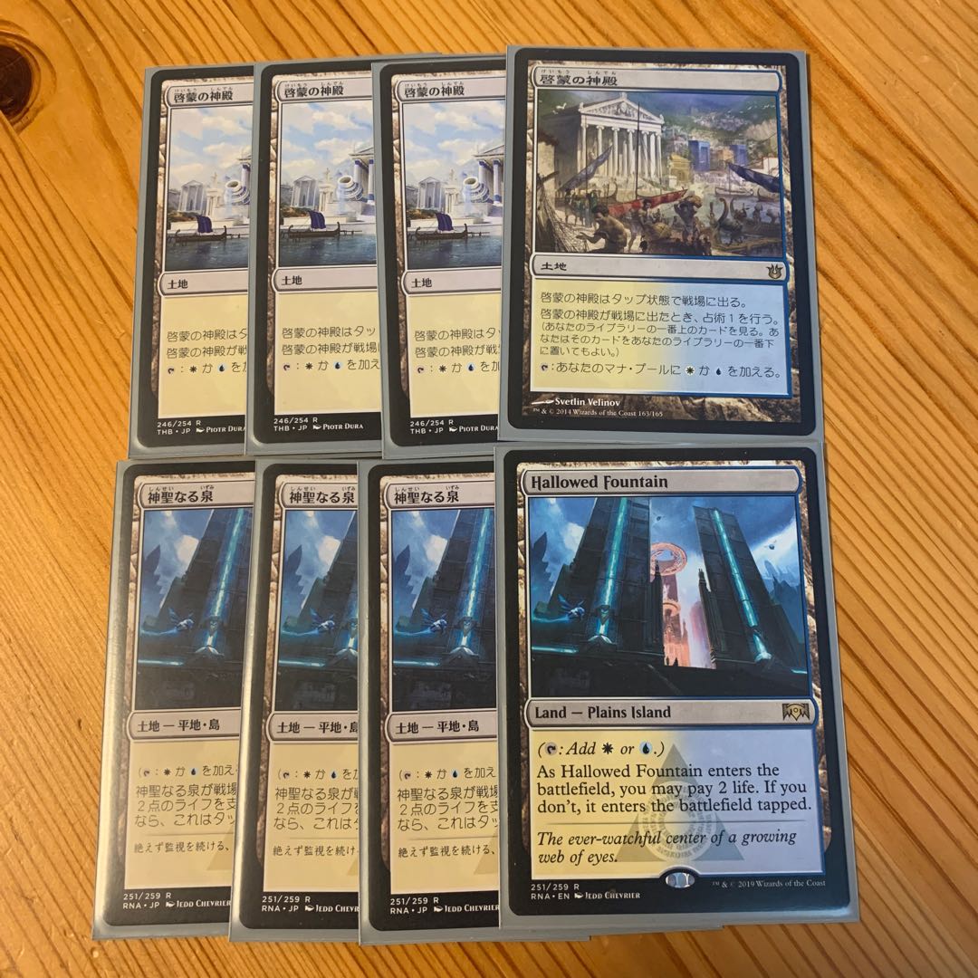 専用_神聖なる泉　4枚　啓蒙の神殿　4枚