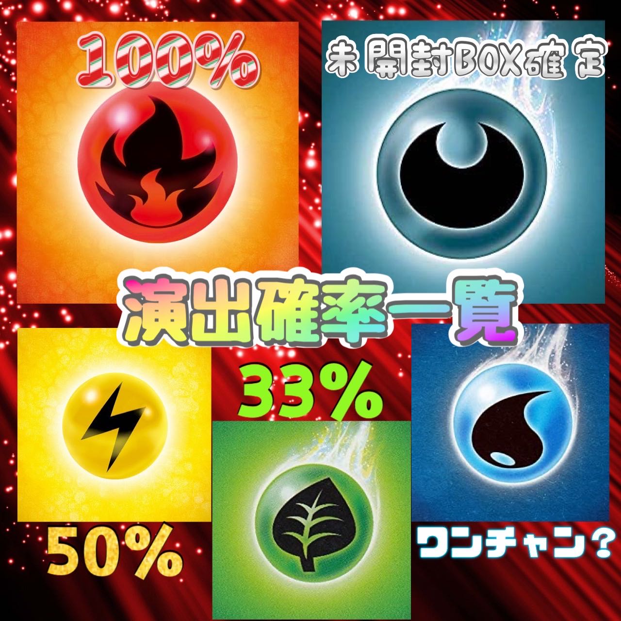 【完売御礼】第2弾　エネルギー演出オリパ【水】残り0口　注文ページ 1枚