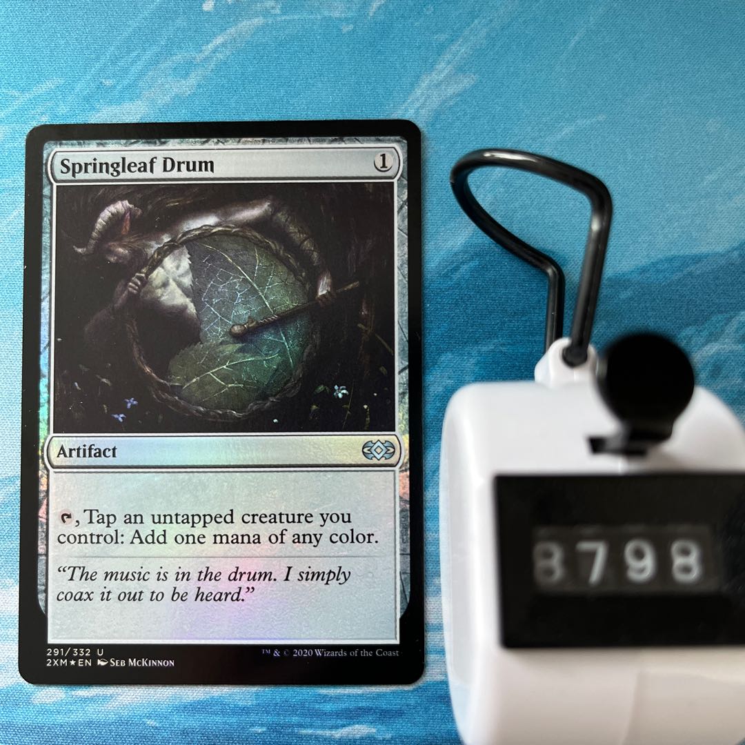 MTG foil 2 Springleaf Drum