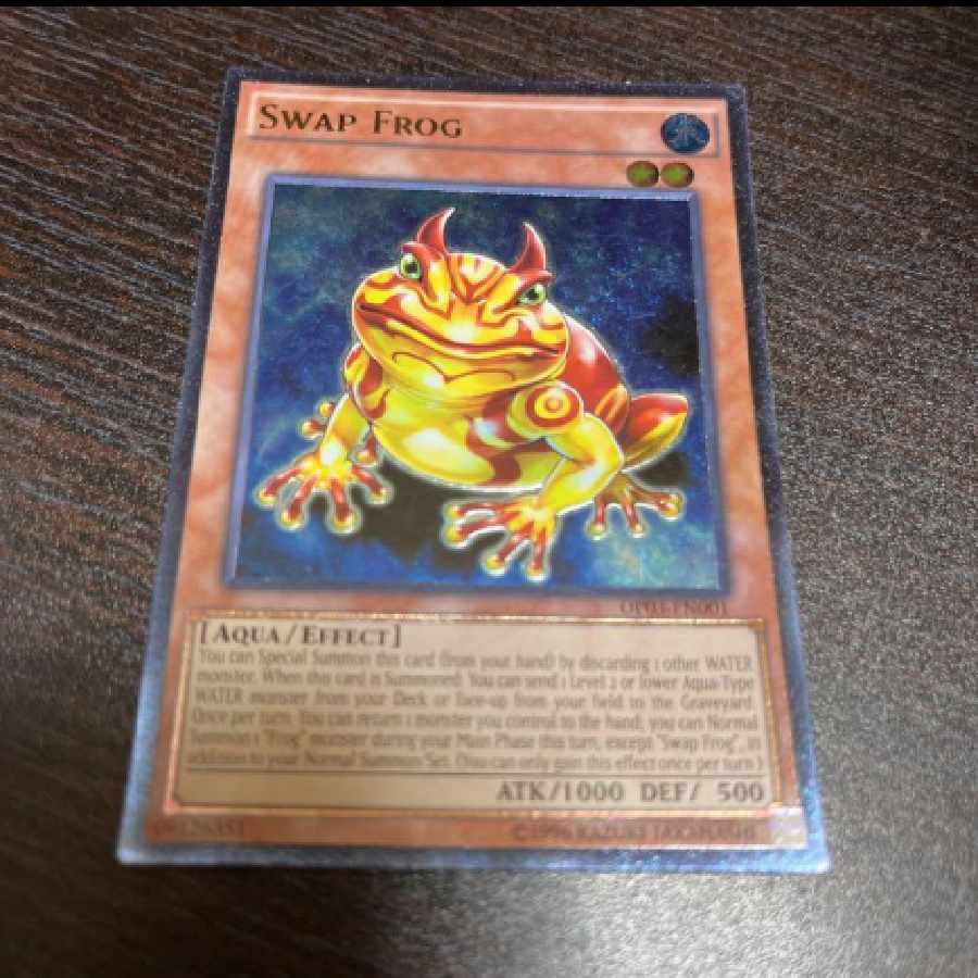 rare swap cards FROG OP03-EN001 Playset (UTR) Aus Ygo Yu-Gi-Oh Swap Frog English Relief