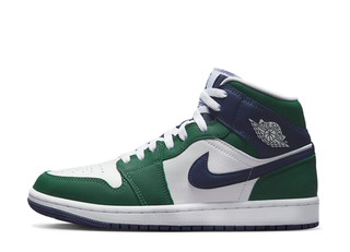 Nike Women's Air Jordan 1 Mid "Ne Minar/Green" DZ5326-300 28cm
