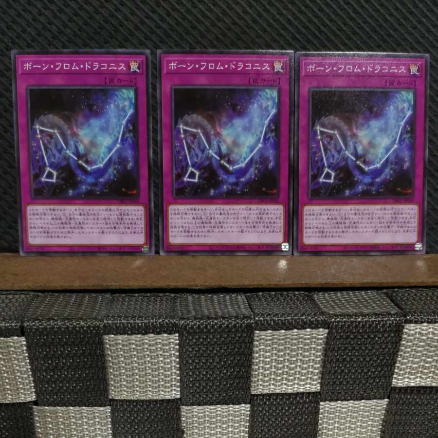 【ぽぽたん】遊戯王 #2249 ボーン・フロム・ドラコニス ノーマル 3枚