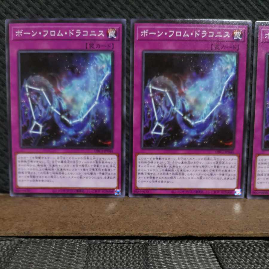 【ぽぽたん】遊戯王 #2250 ボーン・フロム・ドラコニス ノーマル 3枚