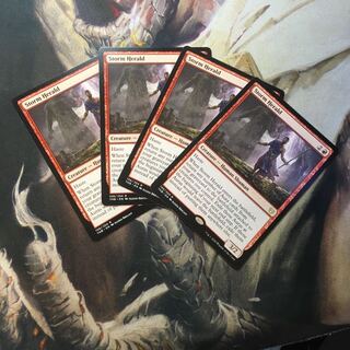 Storm Herald English 4-card set