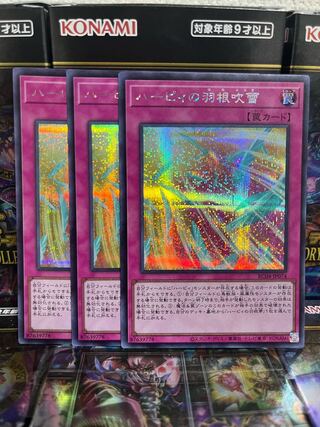 Yu-Gi-Oh Studio 3935 Harpie's Feather Storm Secret Rare JP074 Rare Collection 4