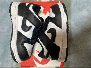 Nike Td Dunk Low "Ho Wight/Black" Ho Wight/Black/Ho Wight CW1589-100 23cm