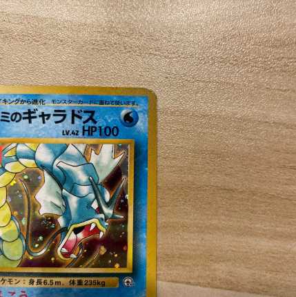 カスミのギャラドス　旧裏　ポケモンカード　はんこう