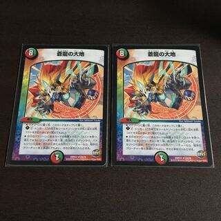 蒼龍の大地　2枚セット　キズあり
