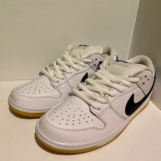 ナイキ SB ダンク ロー プロ "ホワイト/ブラック/ガム/ライトブラウン"  CD2563-101  28.5cm