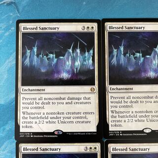 MTG 4枚 祝福された聖域