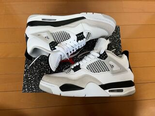 Nike Air Jordan 4 Retro "Military Black" HoWight/Black Slate Warrior Ral Gray DH6927-111 27.5cm