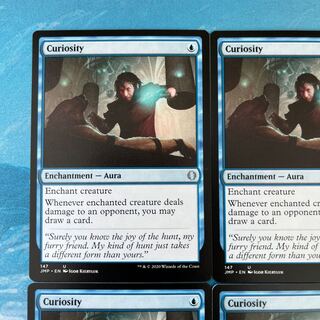 MTG 4枚 好奇心