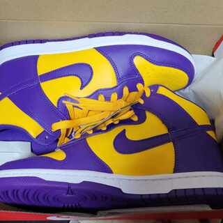 NIKE DUNK HIGH Lakers 26.5cm DD1399-500 26.5cm