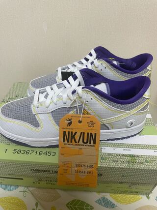 UNION x Nike Dunk Low Passport Pack "Court Purple" 26.5cm