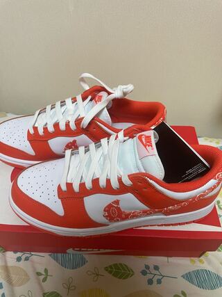 Nike WMNS Dunk Low ESS "Orange Paisley" 27cm